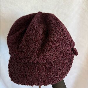 Women’s Plush Dark Purple Hat